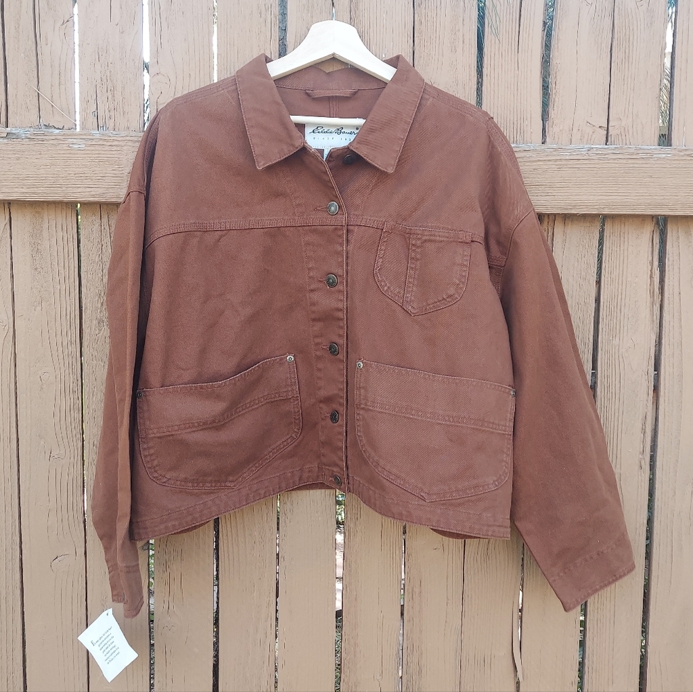NWT Vintage 90s Eddie Bauer Women's Chore Coat XL